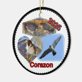 2025 Ceramic Circle Ornament Corazon (Links)
