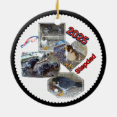 2025 Ceramic Circle Ornament Corazon (Hinten)