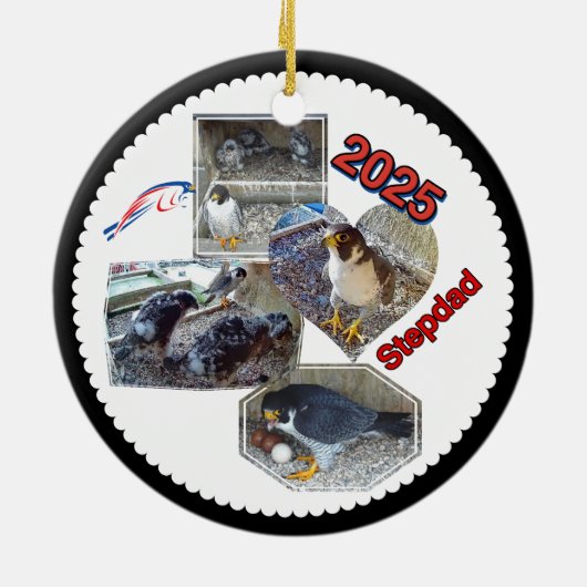 2025 Ceramic Circle Ornament Corazon (Hinten)