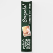 2025 Chalkboard Sketch Graduation Party Foto Banner (Vertikal)