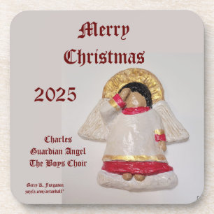 2025 CHARLES MERRY CHRISTMAS GUARDIAN ANGEL GETRÄNKEUNTERSETZER