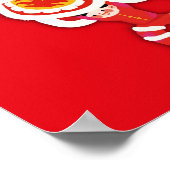 2025 Chinesisches New Year Poster, CNY Decor Poster (Ecke)