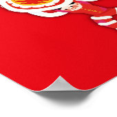 2025 Chinesisches New Year Poster, Lion Dance Wall Poster (Ecke)