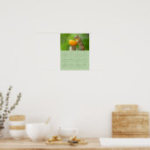 2025 Chipmunk-Wall-Kalender-Poster Poster (Küche)