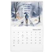 2025 Christliche Bibelverse Inspiration Kalender (Feb 2027)