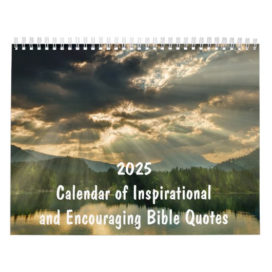 2025 Christliche Bibelverse Inspiration Kalender (Titelbild)