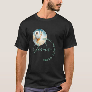 2025 Christliche Schrift Jesus Der Weg Die Wahrhei T-Shirt