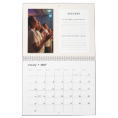 2025 Christlicher Reflexionsrahmen 11" x 8,5 Kalender (Jan 2027)