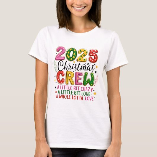 2025 Christmas Crew T-Shirt (Vorderseite)