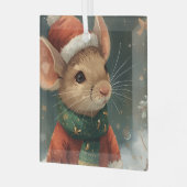 2025 Christmas Mouse Ornament (Vorderseite links)