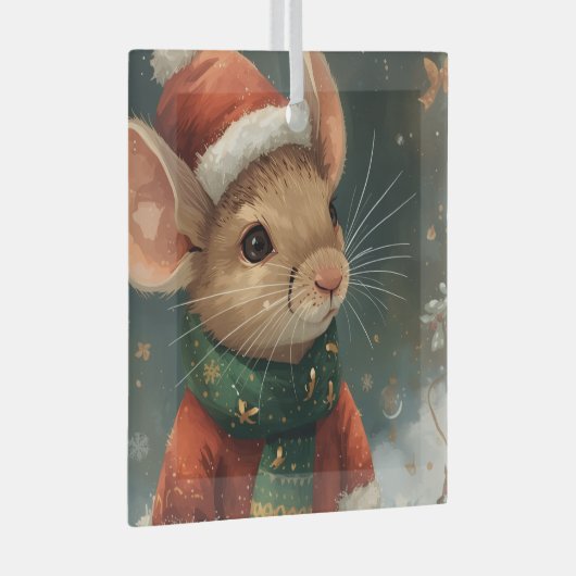 2025 Christmas Mouse Ornament (Vorderseite Rechts)