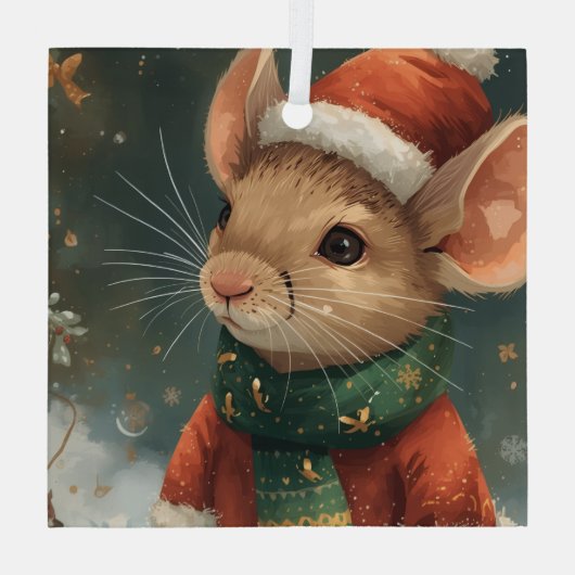 2025 Christmas Mouse Ornament (Rückseite)