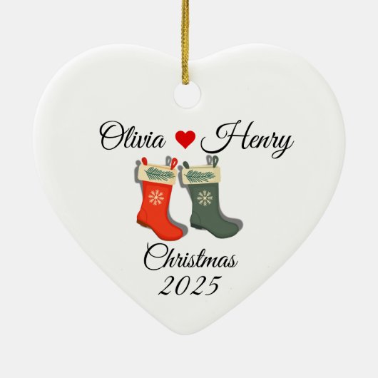 2025 Christmas Ornament | Personalized Keepsake (Hinten)