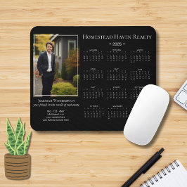 2025 Corporate Foto Calendar - Schwarz Mousepad