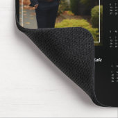 2025 Corporate Foto Calendar - Schwarz Mousepad (Ecke)