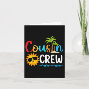 2025 Cousin Crew Sommerferien Beach Familienausflu Karte
