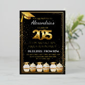 2025 Cupcakes & Caps Abschluss Einladung (Stehend vorne)