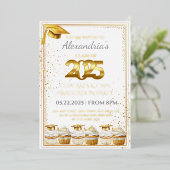 2025 Cupcakes & Caps Abschluss Einladung (Stehend vorne)