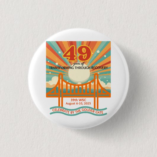2025 D.A. WSC Gedenkbutton Button (Vorderseite)