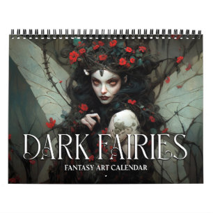 2025 Dark Fairies Fantasy Art Calendar Kalender