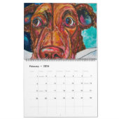2025 Dog Artist Series Farbenspiel Kalender! Kalen Kalender (Feb 2026)