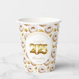 2025 Donuts and Degrees Abschluss Paper Cup Pappbecher
