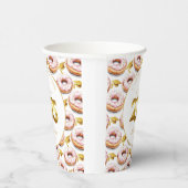 2025 Donuts and Degrees Abschluss Paper Cup Pappbecher (Rechts)