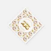 2025 Donuts and Degrees Abschluss Paper Napkins Serviette (Ecke)