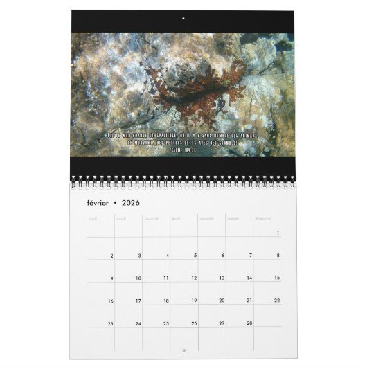 2025 EAUX ANCIENNES: Un voyage biblique Ch. 3 Kalender (Feb 2026)