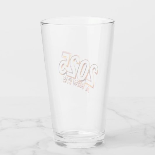 2025 EIN NEUER TAG GLAS (Rückseite)