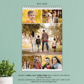 2025 Einfache, benutzerdefinierte FotoCollage 4 pr Kalender