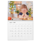 2025 Einfache, benutzerdefinierte FotoCollage Kalender (Mär 2027)