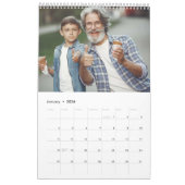 2025 Einfache, moderne 14-Fotos-Familie Kalender (Jan 2026)