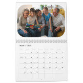 2025 Einfache moderne 21-Fotos-Familie Kalender (Mär 2026)