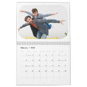2025 Einfache moderne 21-Fotos-Familie Kalender (Feb 2026)