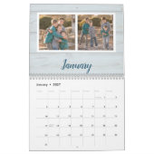 2025 Einfaches rustikales Foto Kalender (Jan 2027)
