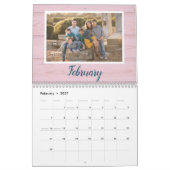 2025 Einfaches rustikales Foto Kalender (Feb 2027)