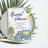 2025 Einladung der italienischen Dusche Blue Brida