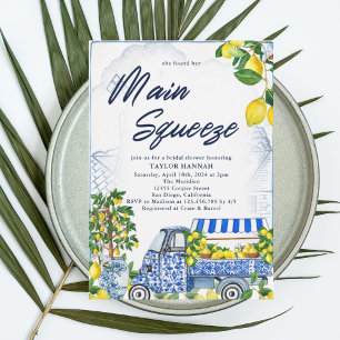 2025 Einladung der italienischen Dusche Blue Brida