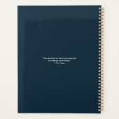 2025 Elegant Chic Moody Boho Planer (Rückseite)