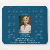 2025 Elegant Custom Business Calendar Mouse Pad Mousepad (Vorne)