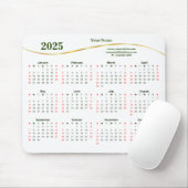 2025 Elegant for Business Mouse Pad Mousepad (Mit Mouse)