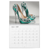 2025 elegante Kalender Fantasy Shoes (Mär 2027)