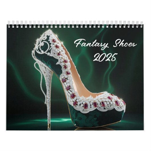 2025 elegante Kalender Fantasy Shoes (Titelbild)