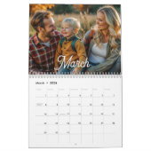 2025 elegantes und modernes Foto Kalender (Mär 2026)