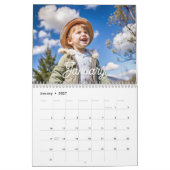 2025 elegantes und modernes Foto Kalender (Jan 2027)