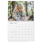 2025 elegantes und modernes Foto Kalender (Feb 2027)
