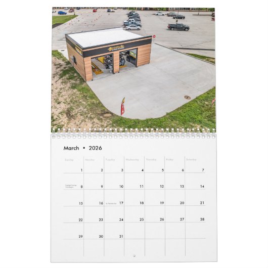 2025 Endgültiger Design Costa Oil Calendar Kalender (Mär 2026)