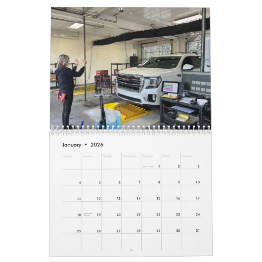 2025 Endgültiger Design Costa Oil Calendar Kalender (Jan 2026)