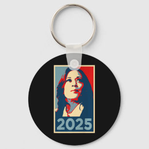 2025 Eröffnung Kamala Harris Obama Poster 47. Schlüsselanhänger